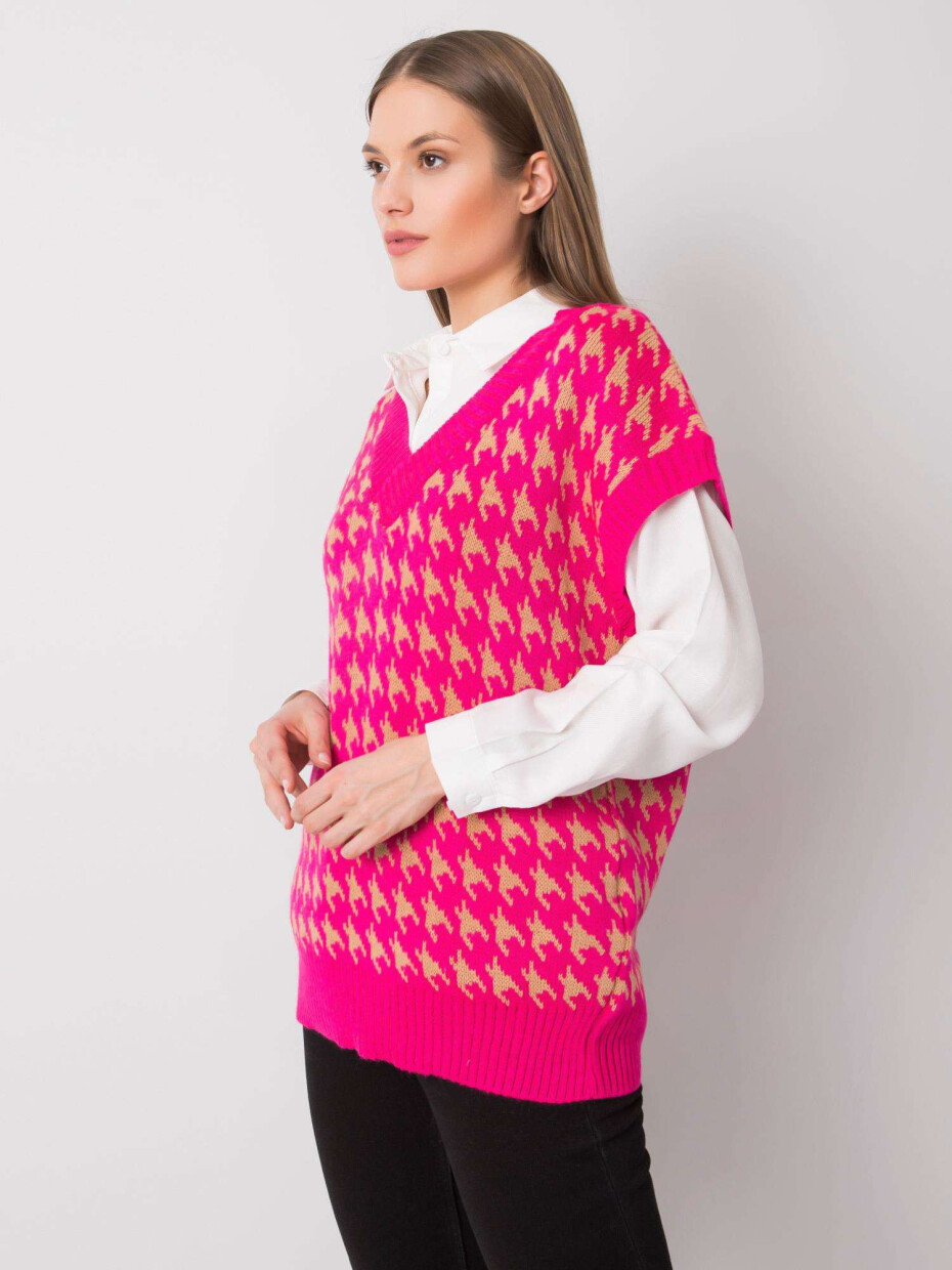Dámský svetr 269 SW 16500.37 fluo růžový jedna velikost - main (5)