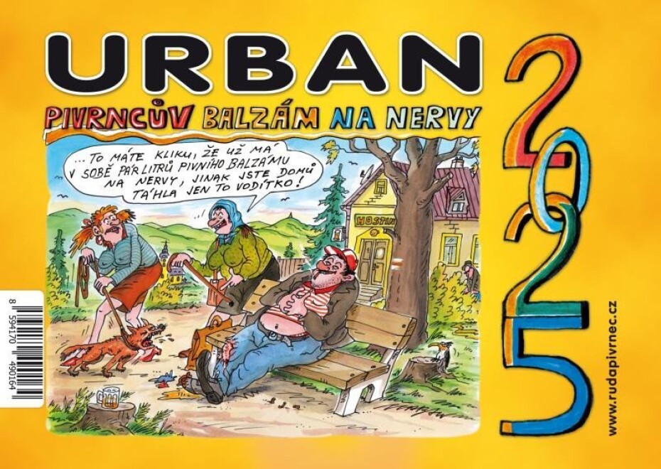 Kalendář Urban 2025 - Pivrncův balzám na nervy - Petr Urban - main (0)