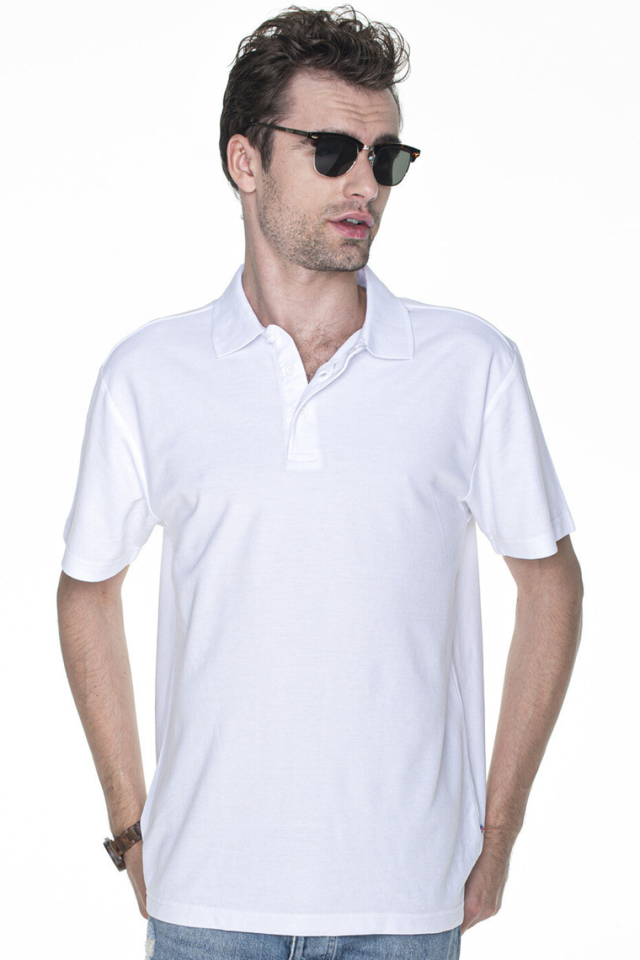 Pánské tričko POLO M POLO HEAVY 42180 bílá S - main (9)