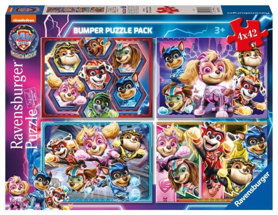 Puzzle Tlapková patrola ve velkofilmu 4x42 dílků - main (0)