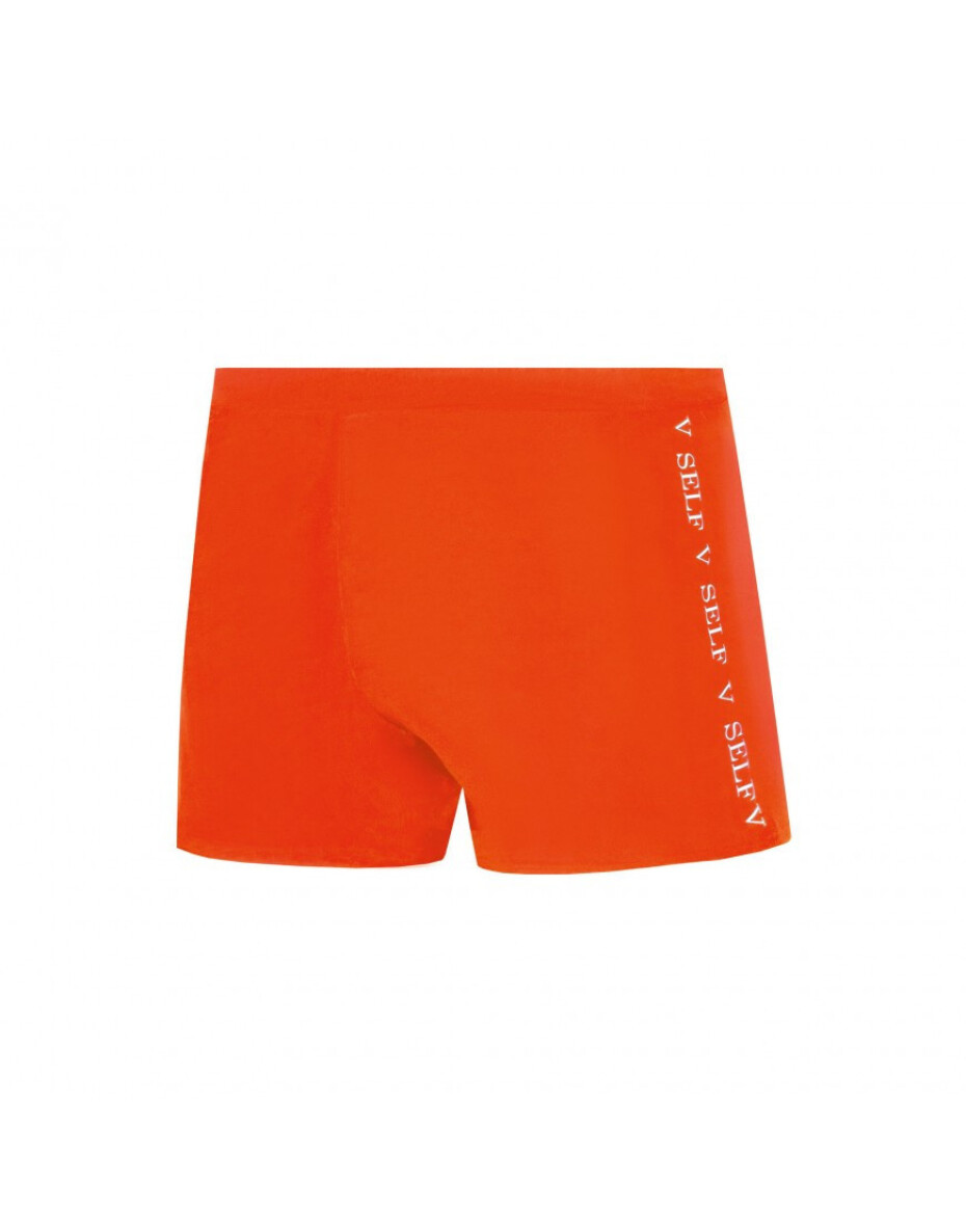 Pánské plavky S96D-5 oranžové - Self oranžová XL - main (0)