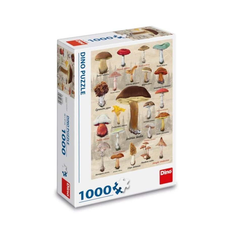 Puzzle Houby koláž 1000 dílků - main (0)