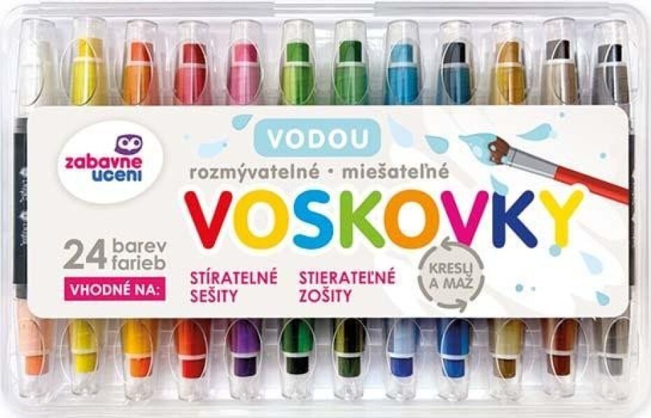 Kresli a maž - Vodou rozmývatelné voskovky - main (0)