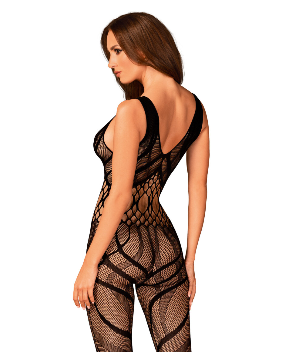Mimořádné body G328 bodystocking - Obsessive černá S/M/L - main (1)