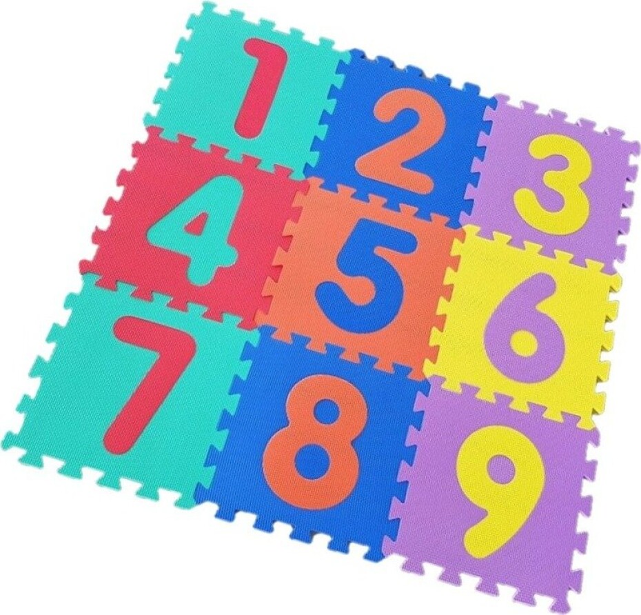 Pěnové puzzle čísla 9 ks - Alltoys - main (0)