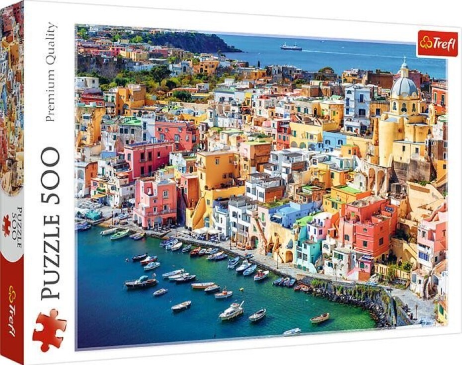 Puzzle Ostrov Procida, Kampánie, Itálie/500 dílků - main (0)
