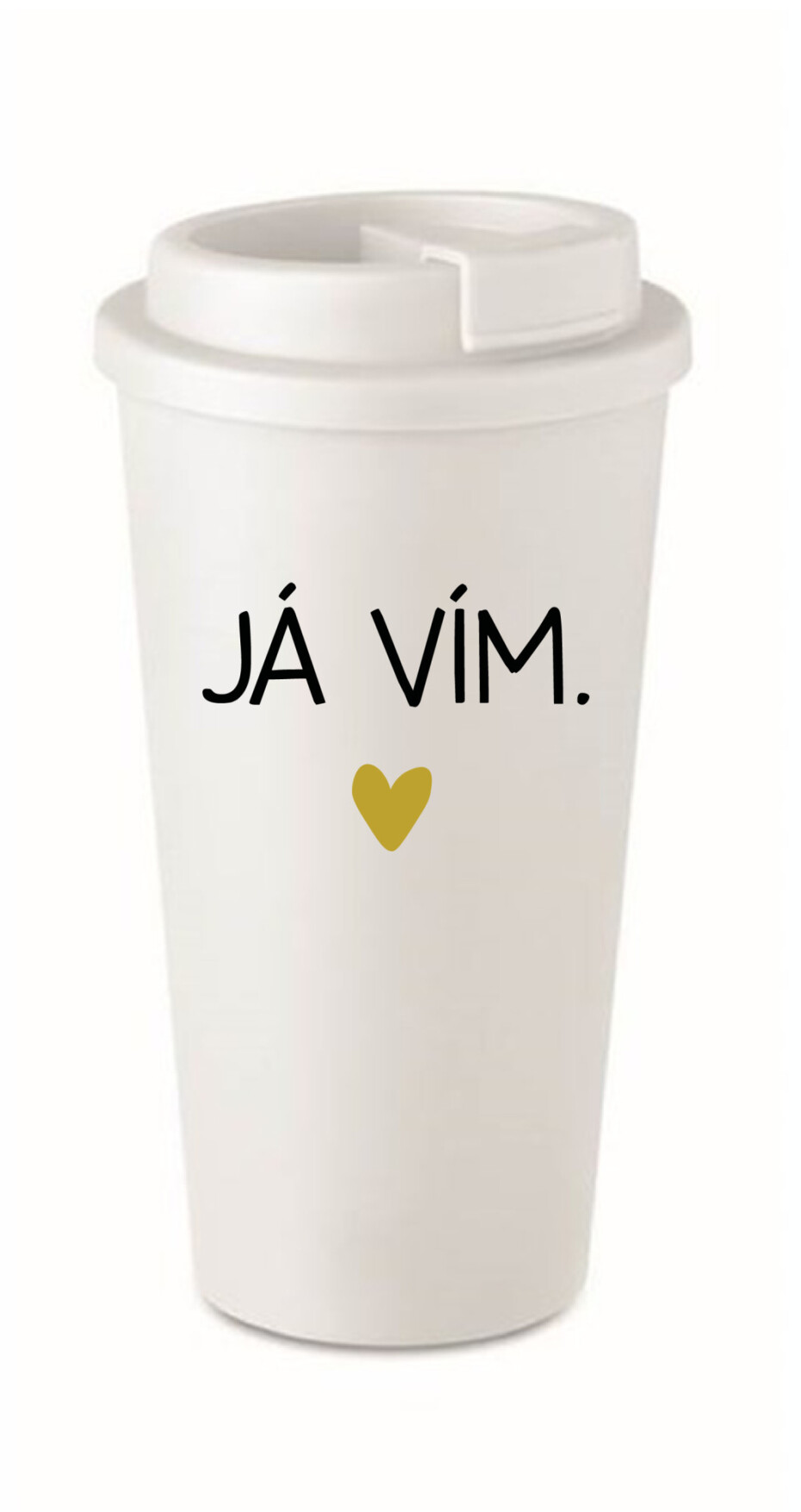 JÁ VÍM. - bílý termohrnek 475 ml - main (0)