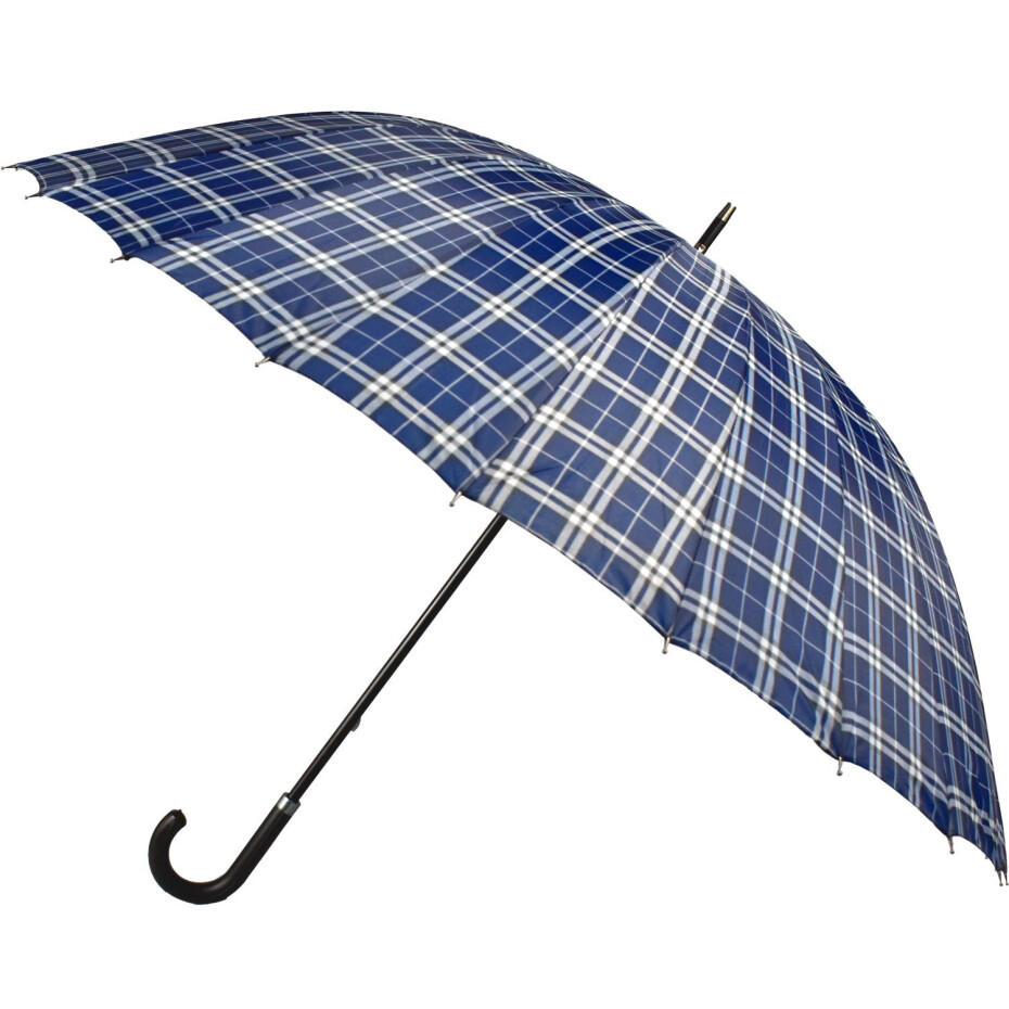 Deštník Semiline Premium Long 24 Ribs 2504 Black/Navy Blue/Grey Průměr118 cm - main (3)