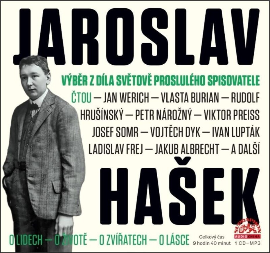 Jaroslav Hašek - Výběr z díla světově proslulého spisovatel - CDmp3 - Jaroslav Hašek - main (0)