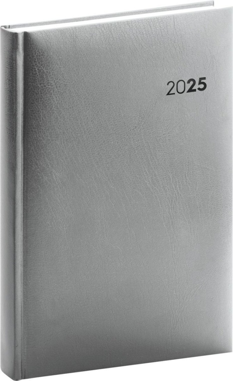 Diář 2025: Balacron - stříbrný, denní, 15 × 21 cm - main (0)