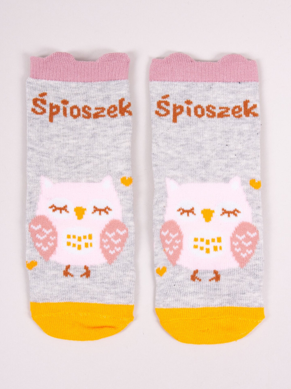 Yoclub Dívčí bavlněné ponožky 6-pack SKA-0108G-AA0B Vícebarevné 20-22 - main (7)