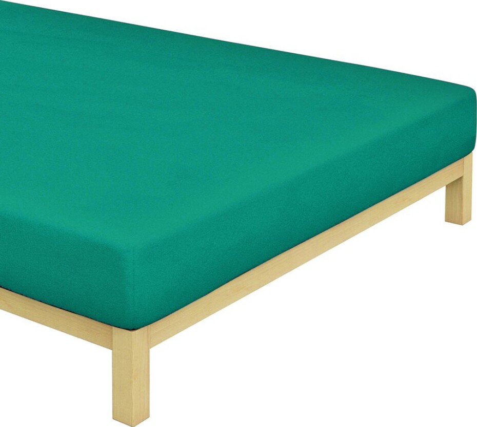 Froté prostěradlo Smaradgově Zelené Rozměr: 90x200 cm - main (0)