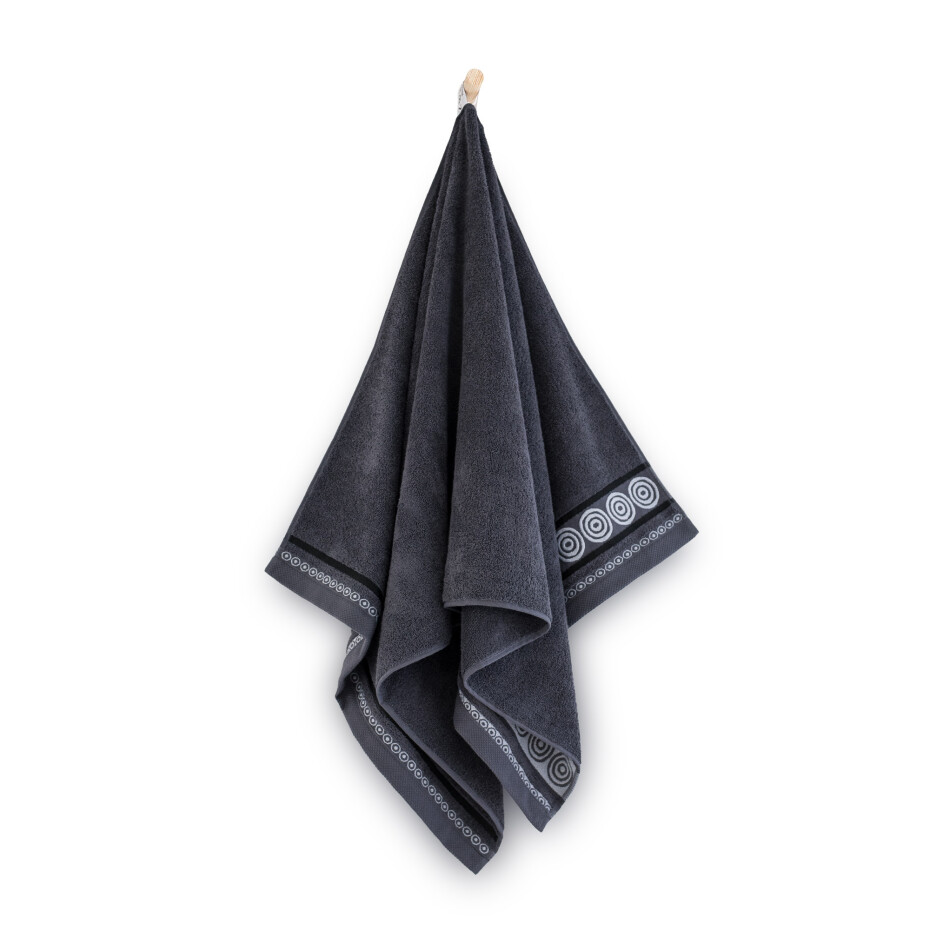Ručník Zwoltex Rondo 2 Graphite 70x140 - main (0)