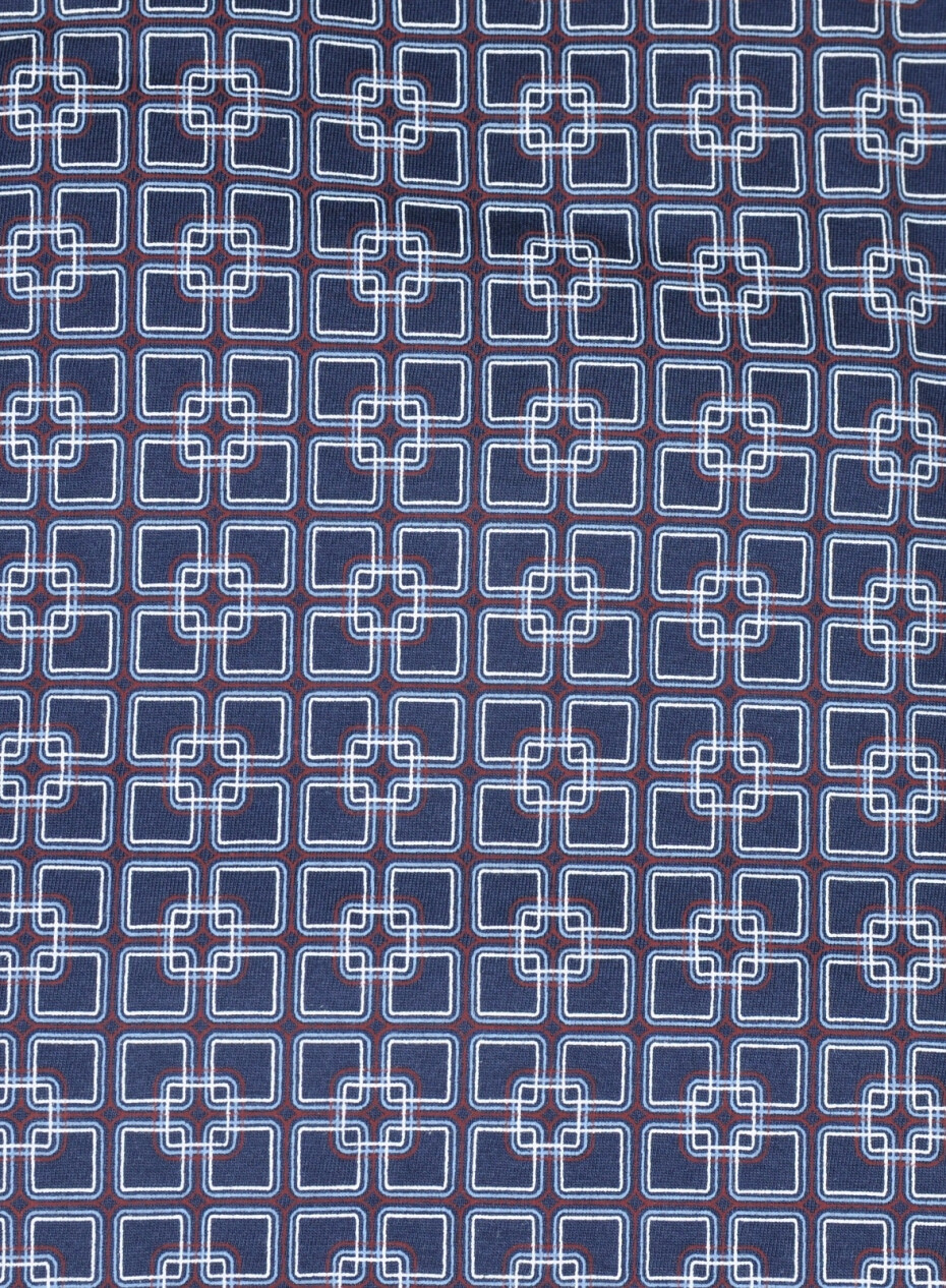 Pánské pyžamo Luna 793 M-2XL kr/r modrá M - main (18)