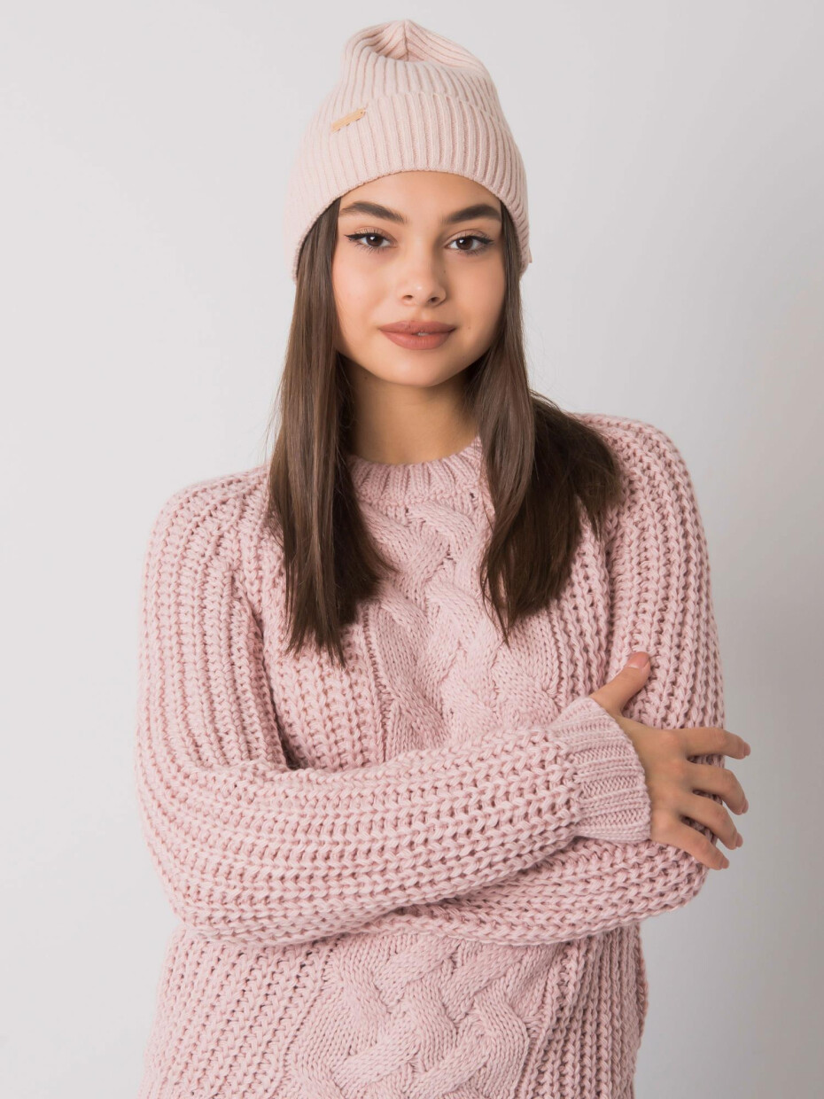 Dámská čepice JK CZ 27 cap.84P světle růžová jedna velikost - main (5)