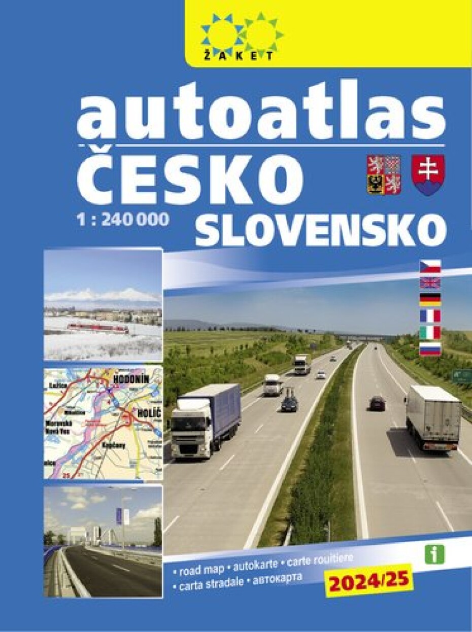 Autoatlas Česko Slovensko 1:240 000, 1.  vydání - main (0)