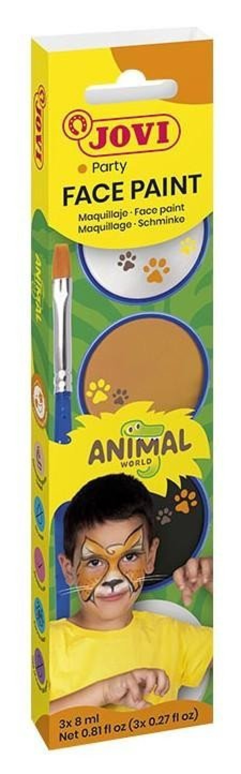 JOVI Obličejové barvy 3x 8ml - Animal - main (0)