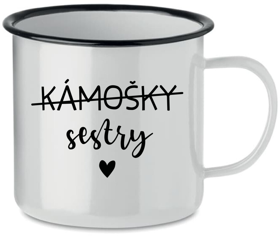 KÁMOŠKY SESTRY - bílý plecháček 350 ml - main (0)