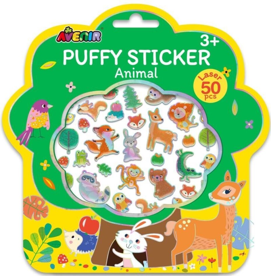 Puffy samolepky - Zvířátka - main (0)
