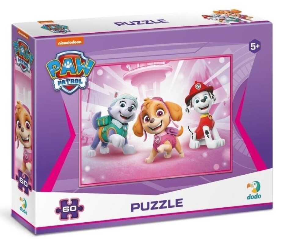 Puzzle Tlapková patrola: Everest, Sky a Marshal 60 dílků - main (0)