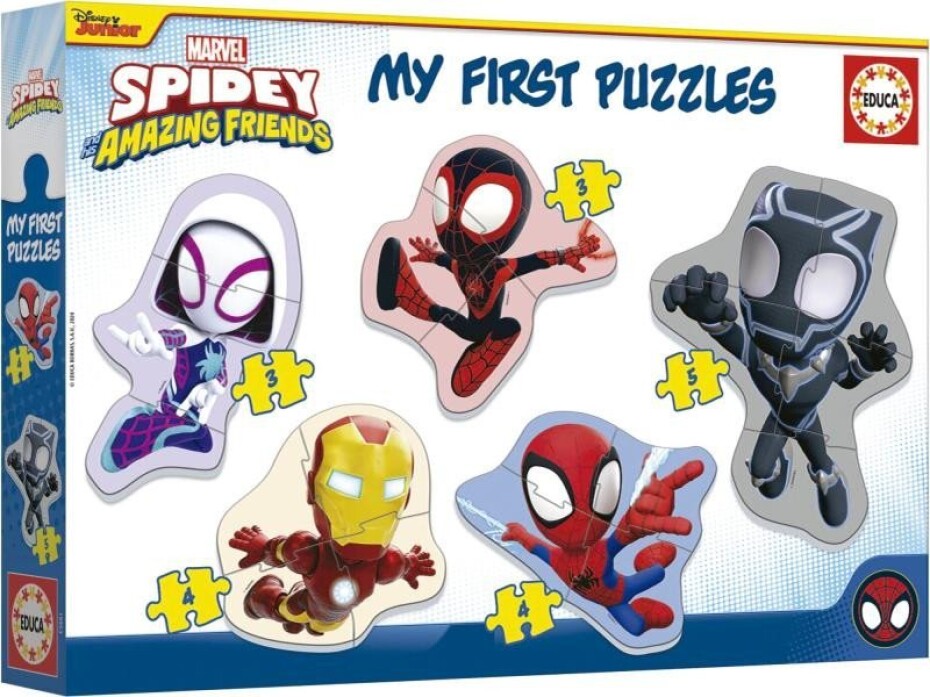 Puzzle baby Spidey a jeho úžasní přátelé/5v1 (3-5 dílků) - main (0)