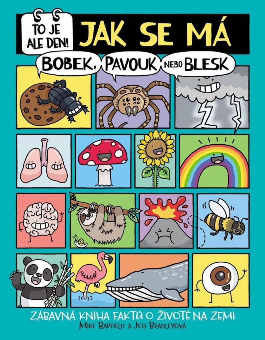 To je ale den! Jak se má bobek, pavouk nebo blesk -  Zábavná kniha faktů o životě na Zemi - Mike Barfield - main (0)