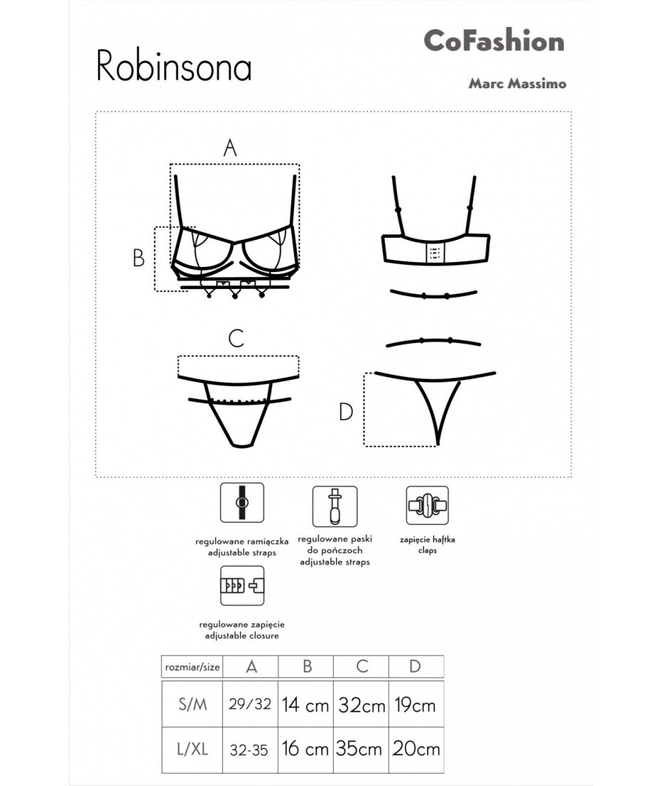 Sexy set Robinsona - LivCo Corsetti černá L/XL - main (2)