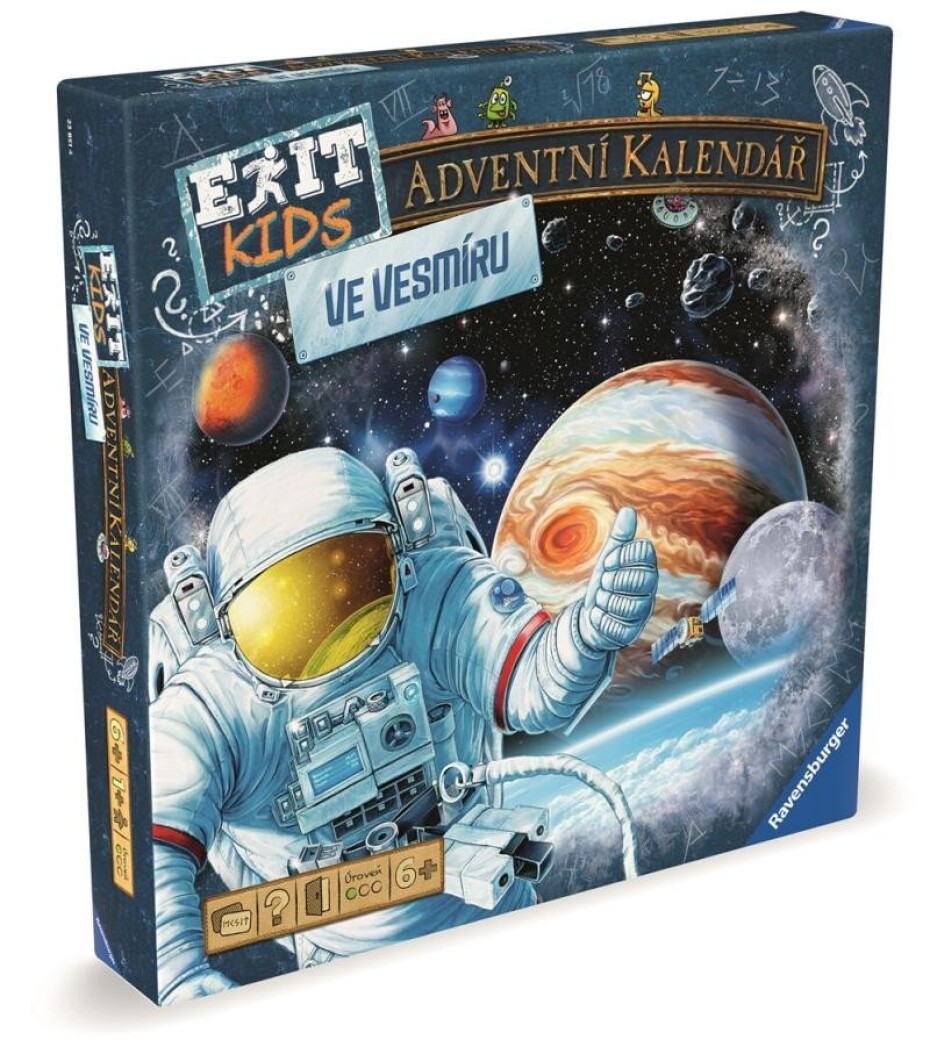 EXIT Kids Adventní kalendář: Ve vesmíru - main (0)