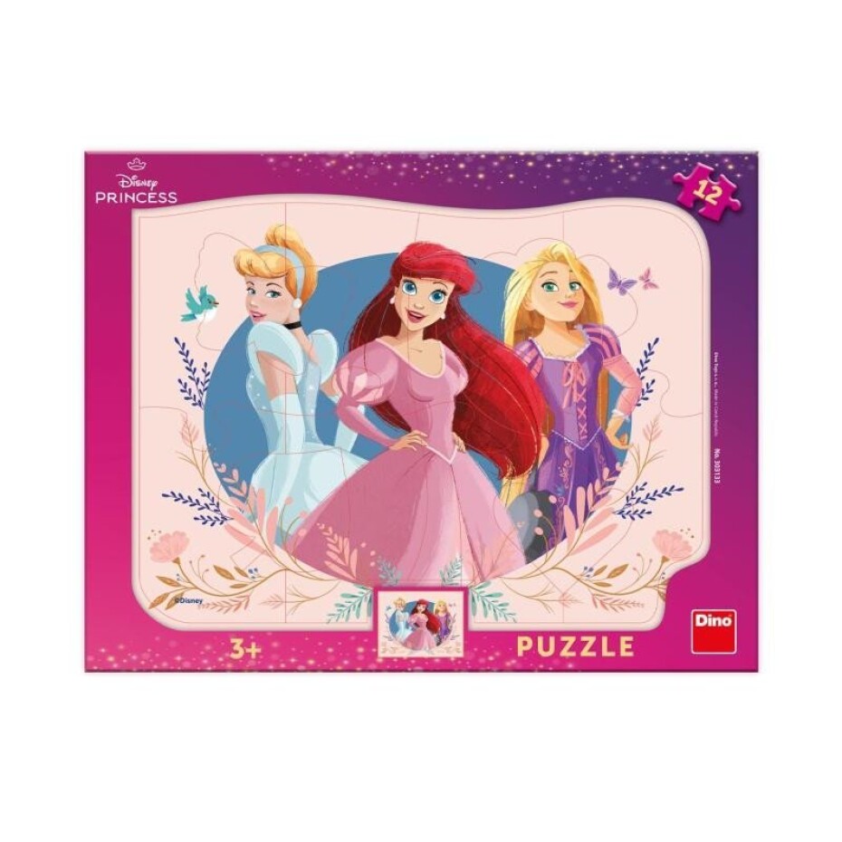Puzzle deskové Princezny 12 dílků - main (0)
