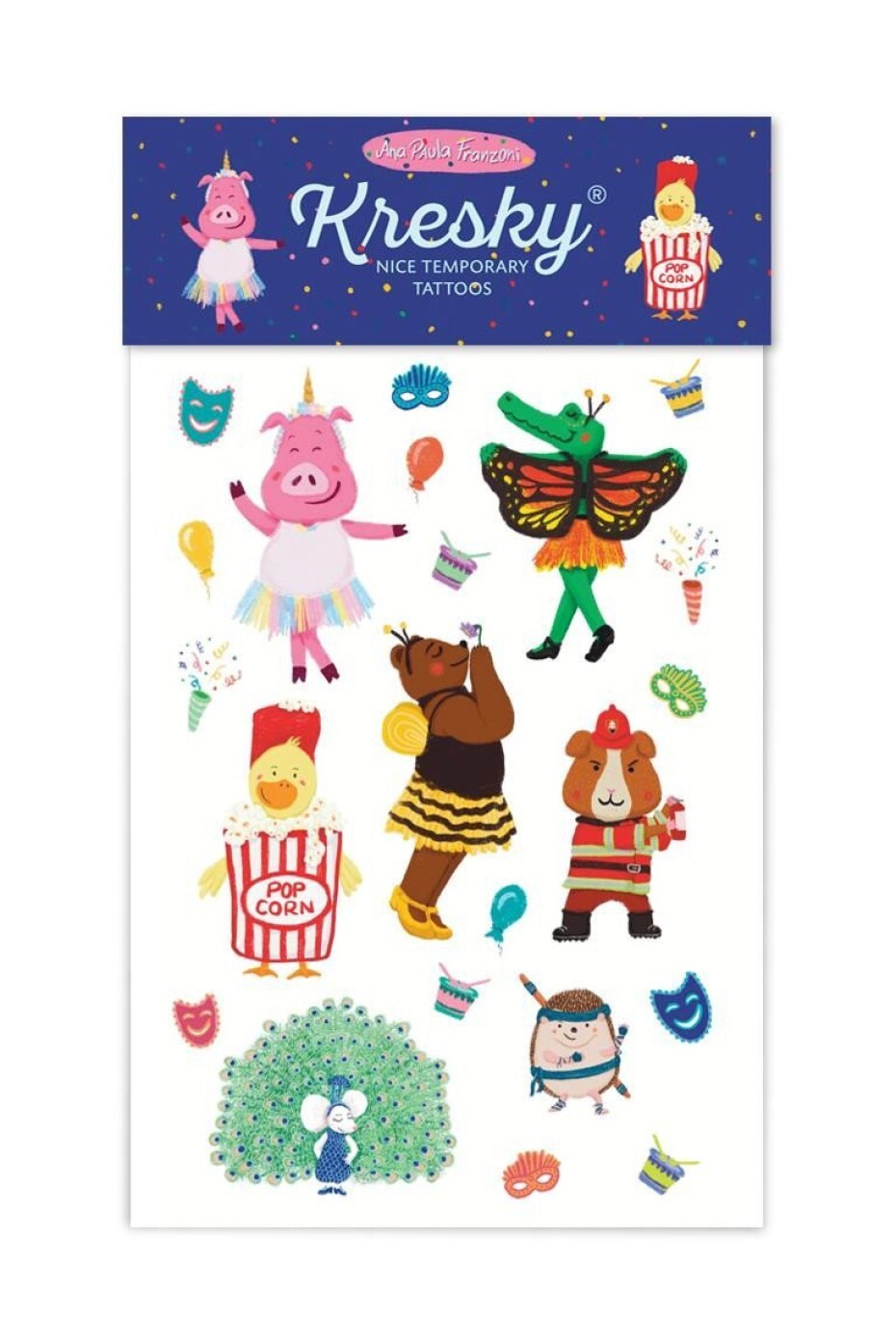 Kresky dočasné tetování - Karneval - main (0)