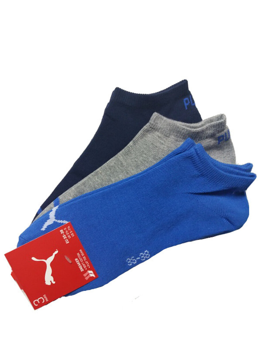 Ponožky Puma 906807 Sneaker Soft A'3 Denim Blue 35-38 - main (0)