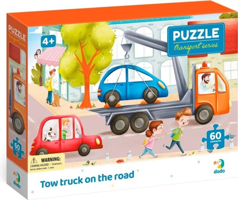 Puzzle Odtahový vůz 60 dílků - main (0)