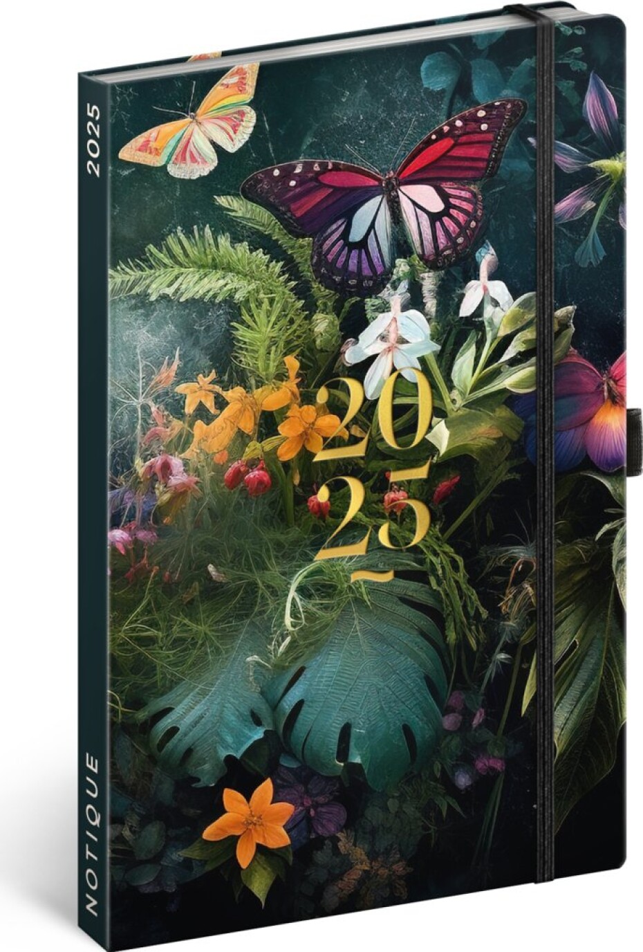 NOTIQUE Týdenní diář Motýl 2025, 13 x 21 cm - main (0)