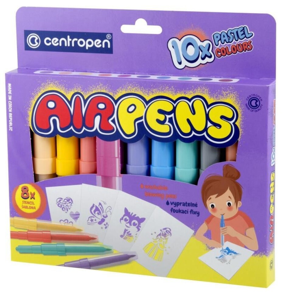 Centropen Foukací fixy Air Pens 1500 pastel (10 ks) - main (0)
