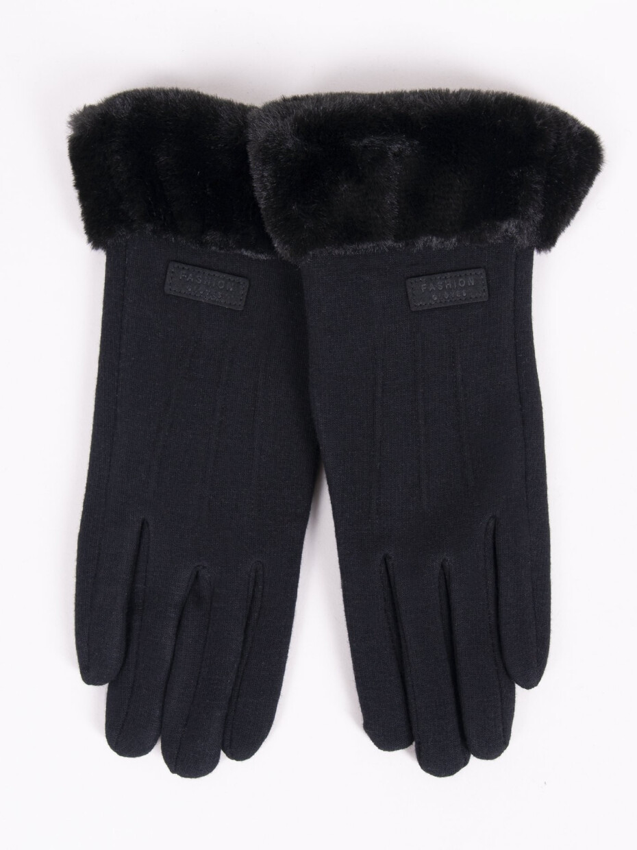 Yoclub Dámské rukavice RES-0106K-345C Black 24 - main (0)