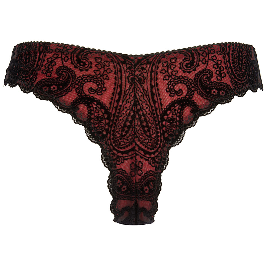 Tanga V-10048 černá/červená - Axami XS - main (3)