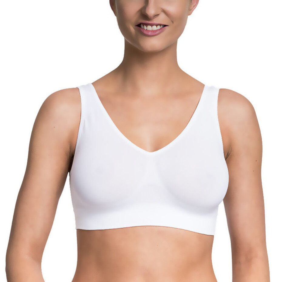 Dámská podprsenka bez kostic sportovního typu EASY BRA - BELLINDA - bílá XL - main (0)