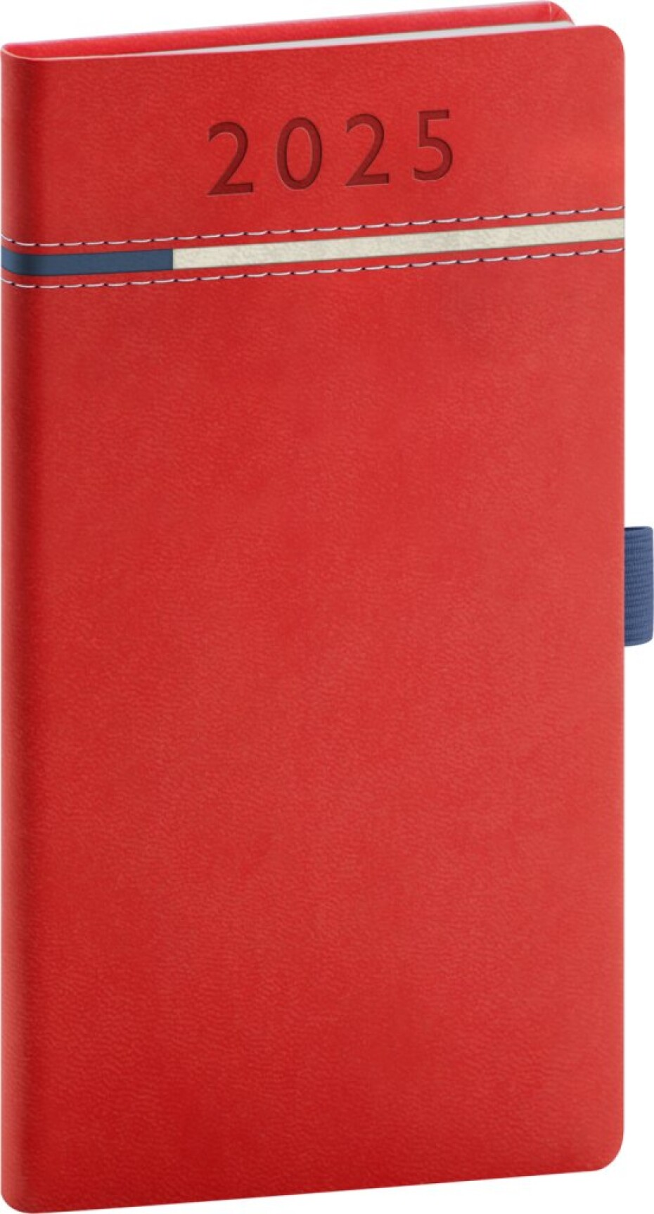 Diář 2025: Tomy - červenomodrý, kapesní, 9 × 15,5 cm - main (0)
