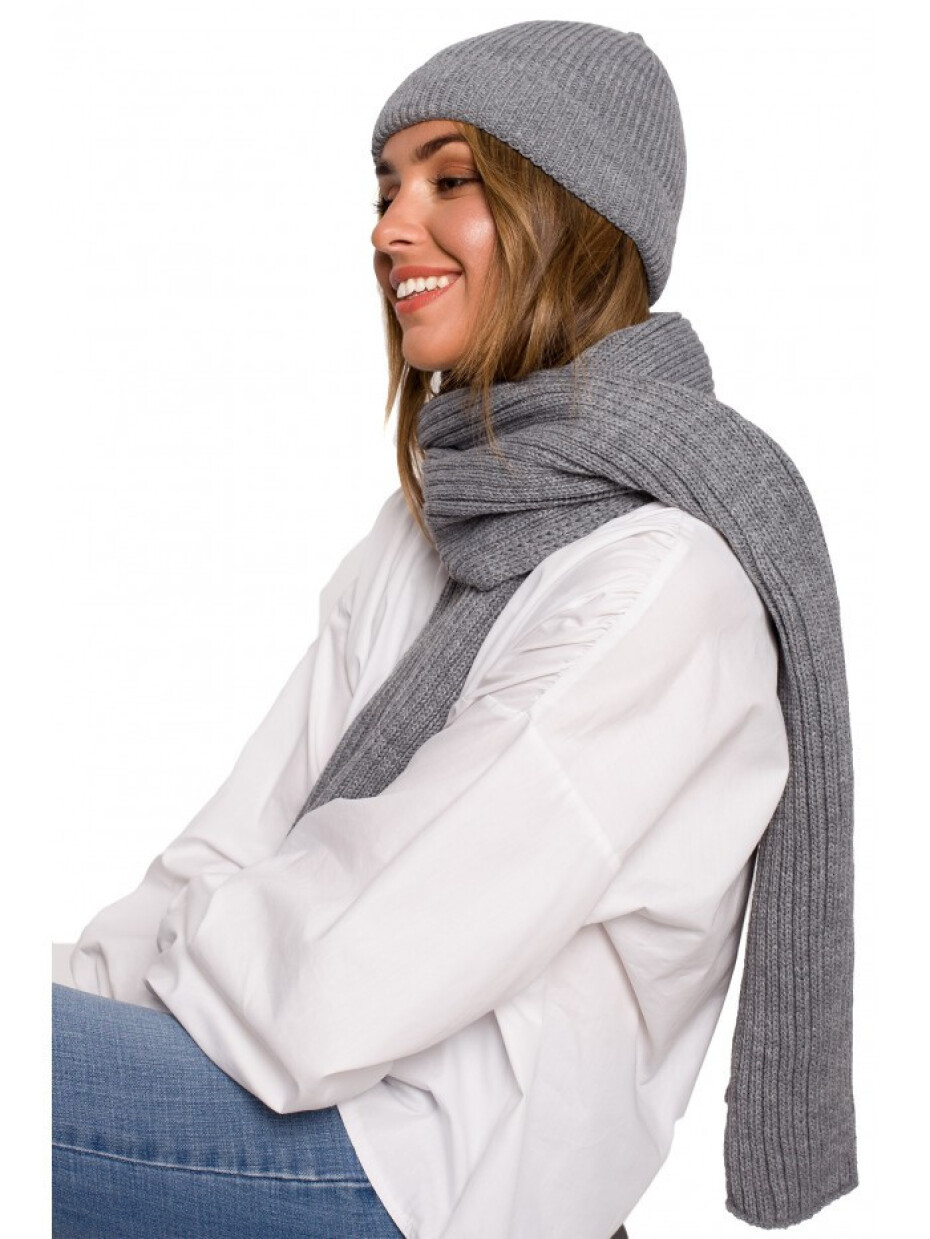 Pletená šála BK081  - BeWear UNI černá - main (7)