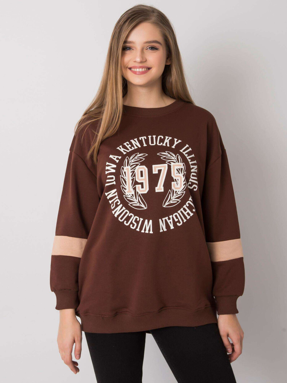 Mikina FA BL 7231.33X tmavě hnědá jedna velikost - main (6)