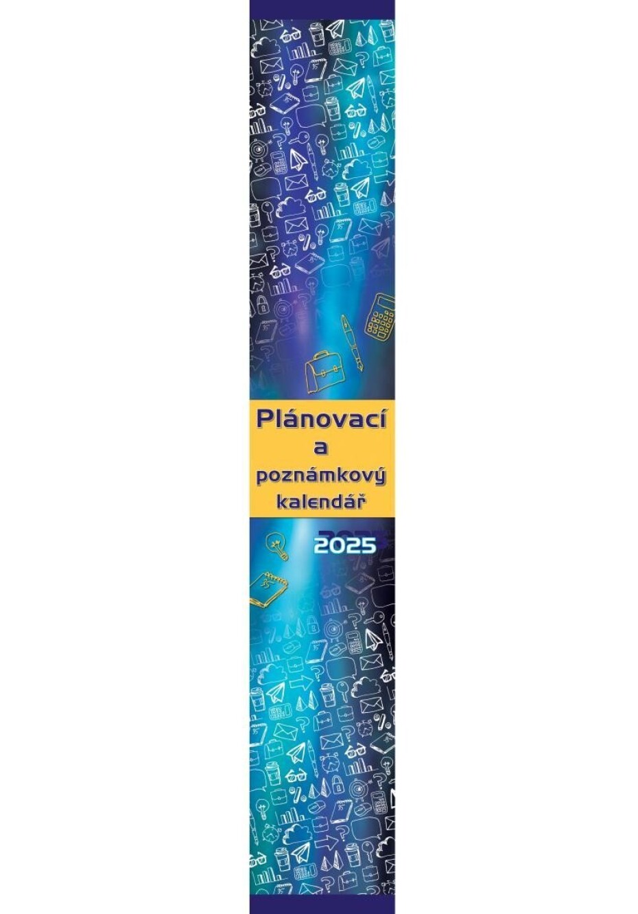 Kalendář 2025 Plánovací kravata, nástěnný, 11 x 69 cm - main (0)
