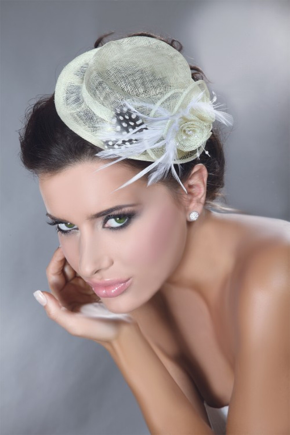 LivCo Corsetti Fashion Mini Top Hat Model 30 Creme OS - main (0)