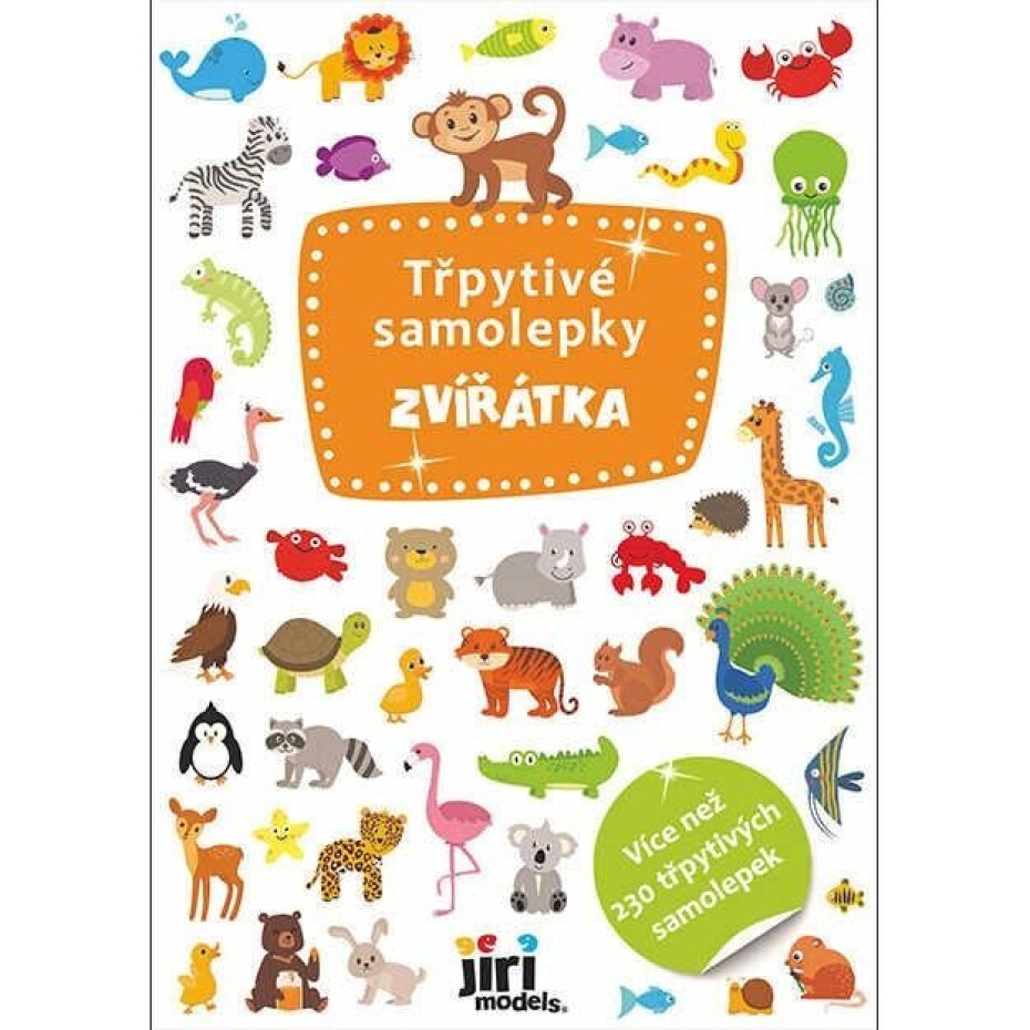 Zvířátka - Třpytivé samolepky - main (0)