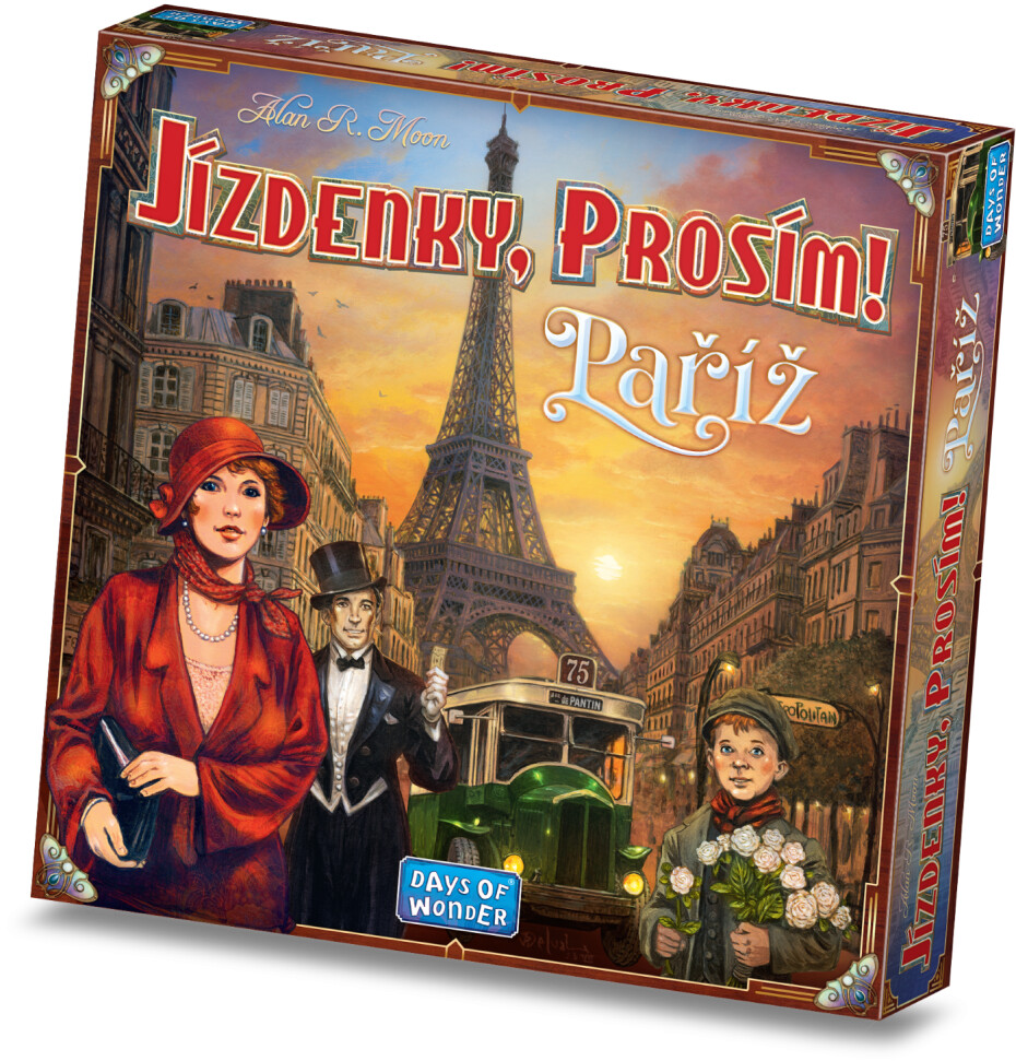 Jízdenky, prosím! Paříž - desková hra - Alan R. Moon - main (0)