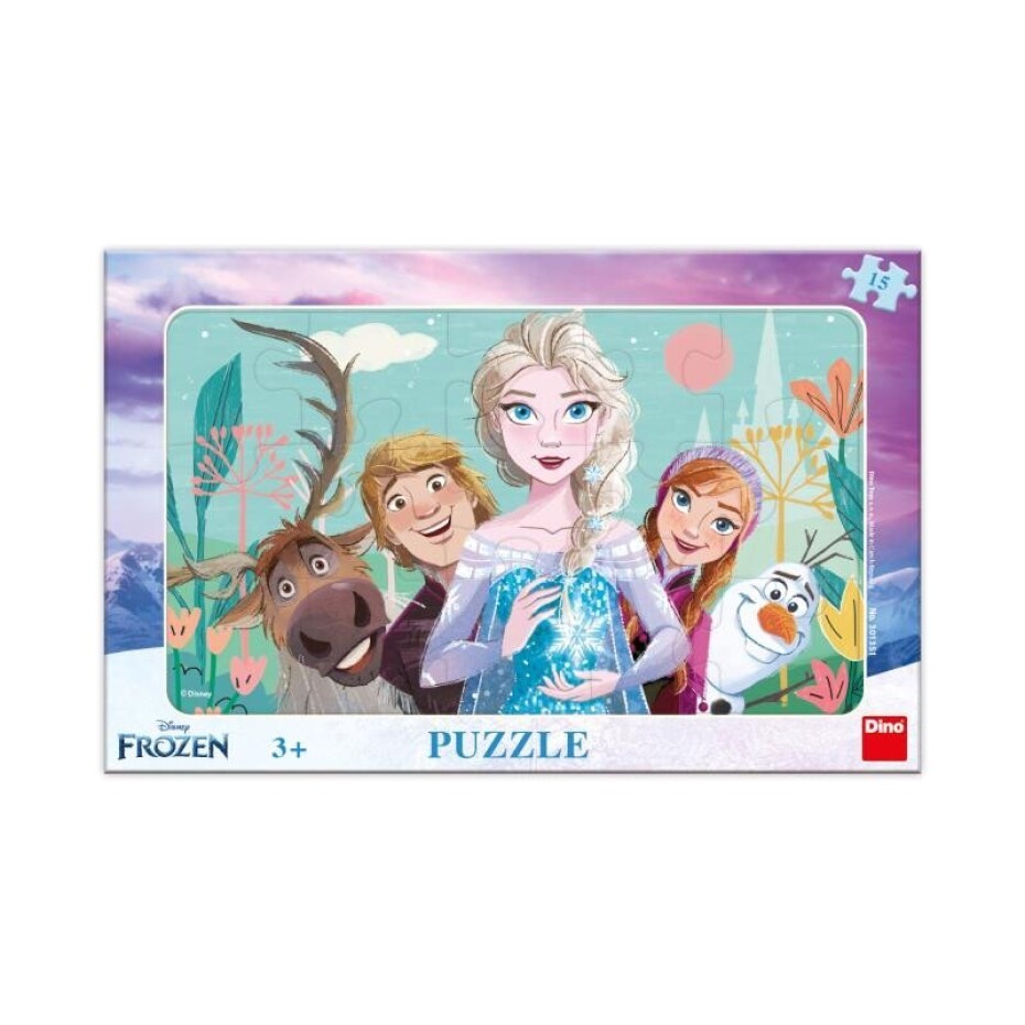 Puzzle deskové Ledové království 15 dílků - main (0)
