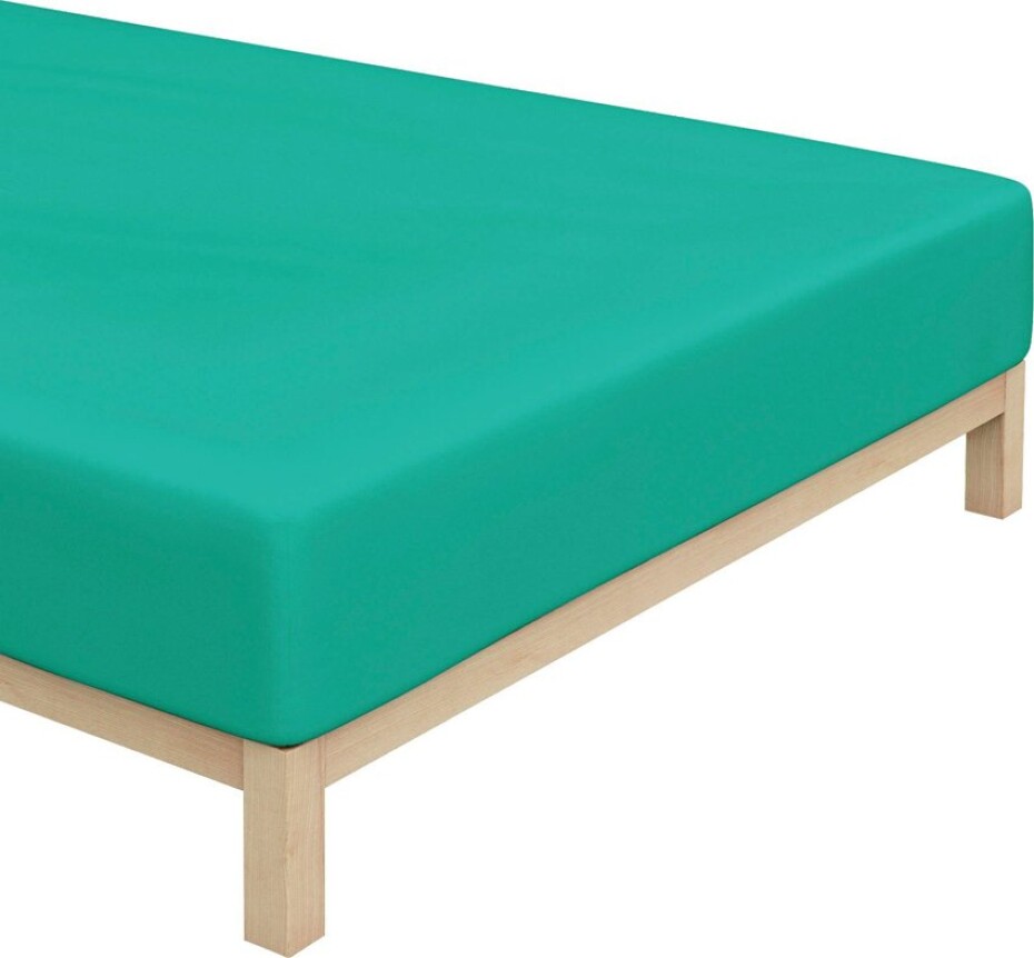 Jersey prostěradlo Smaragdově Zelené Rozměr: 160x200 cm - main (0)