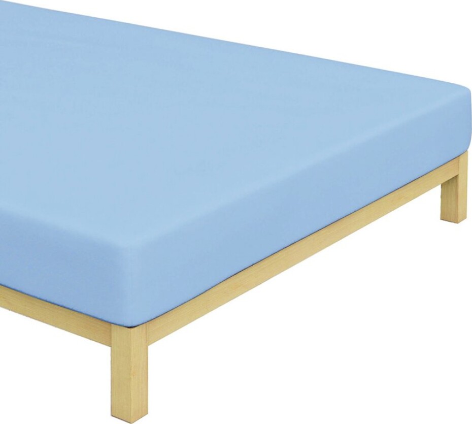 Jersey prostěradlo Světle Modré Rozměr: 140x200 cm - main (0)