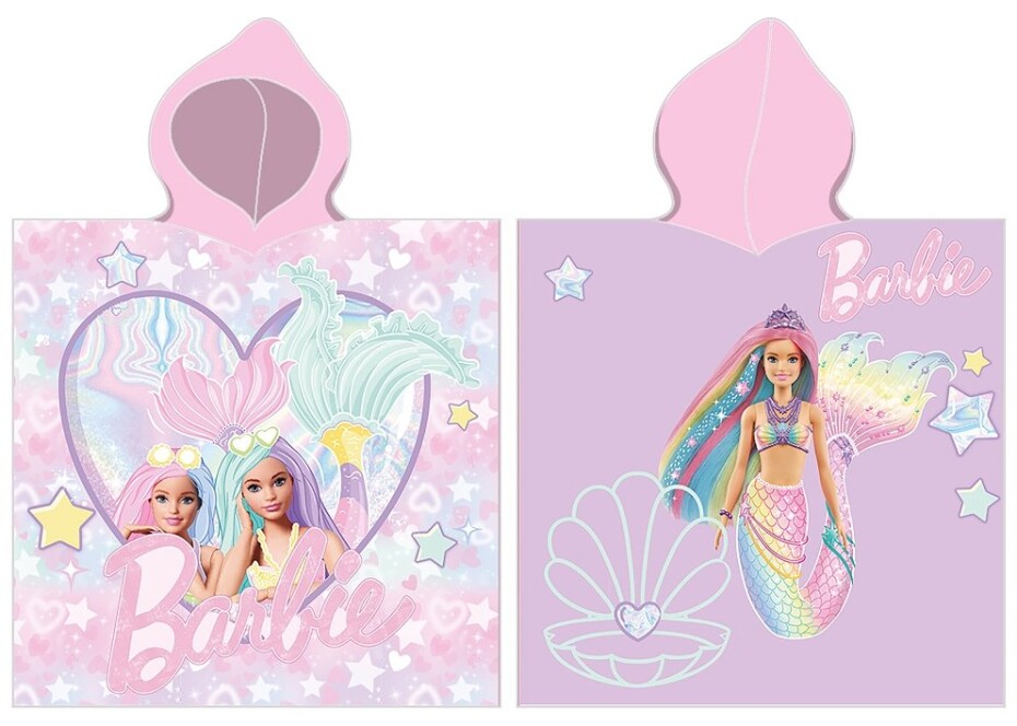 Dětské pončo Barbie Mořské Princezny - main (0)