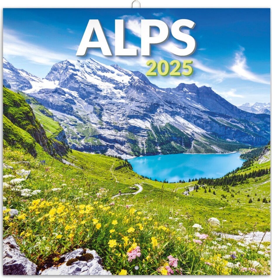 NOTIQUE Poznámkový kalendář Alpy 2025, 30 x 30 cm - main (0)
