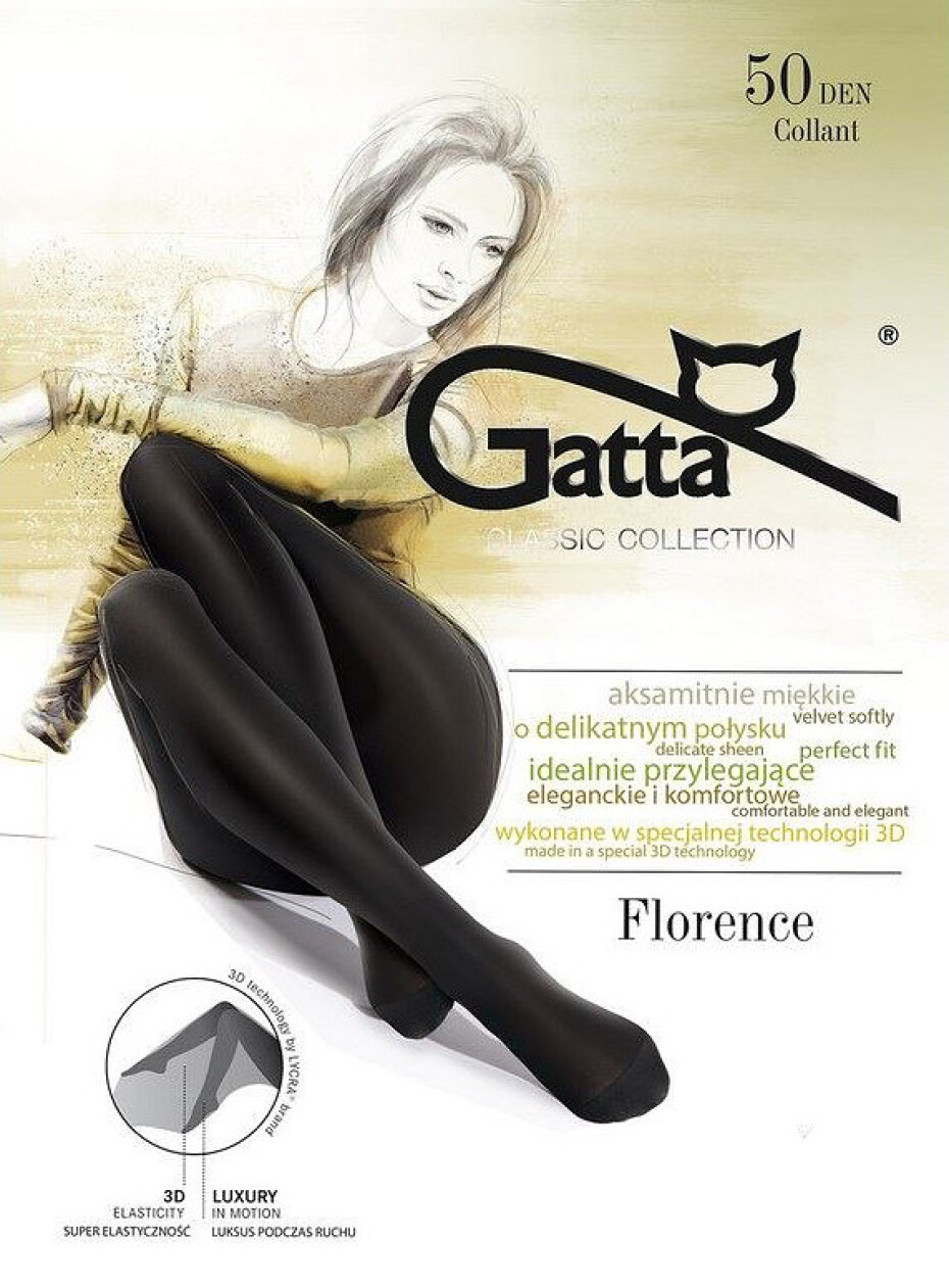 Dámské punčochové kalhoty Gatta Florence 50 den nero/černá 2-S - main (3)